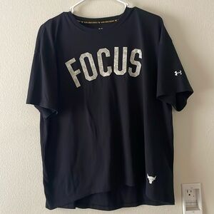 Under Armour Project Rock Womens Workout Tee XL